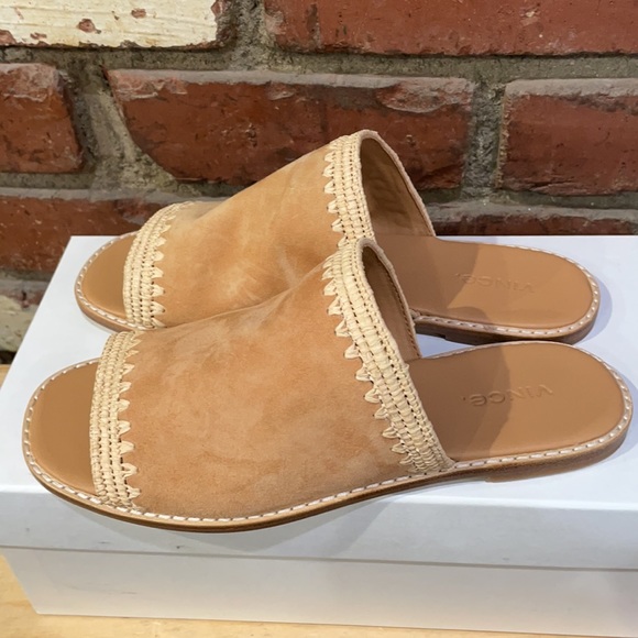 Vince Padmore Slide Sandal roast brown NIB - Picture 6 of 10